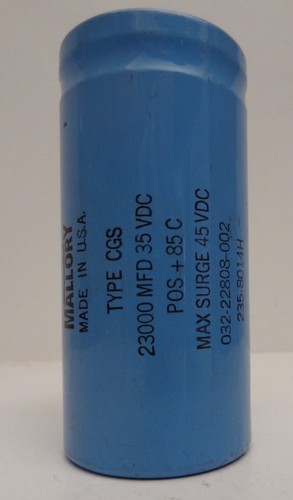 Mallory condensateur type cgs - type,