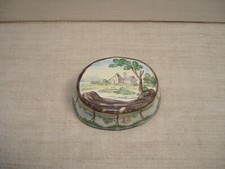 Salière Émaillée D'époque XVIIIè Siècle