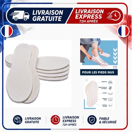 Semelles intérieures coton