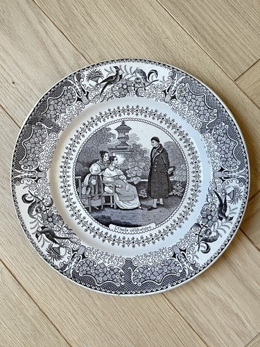 Ancienne assiette parlante - ancienne,