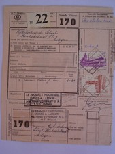 Bon transport marchandises