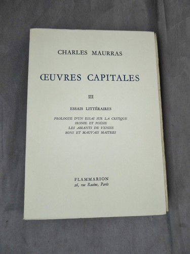 Oeuvres capitales par - capitales., charles