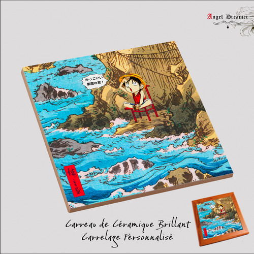 Carrelage imprimé luffy one - imprimé,