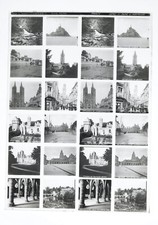 Plaque de verre EDUCA série 11 MAINE et NORMANDIE - 12 PHOTOS STEREOSCOPIQUES
