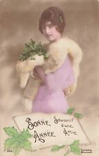 CP LIVRE OUVERT BONNE ANNEE