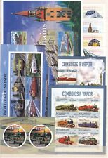 PK25047/ TRAIN – 2001 / 2017 MINT MNH BLOCKS & SOUVENIR SHEETS COLLECTION