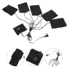  Gilet Chauffant Électrique Coussin USB Tapis Thermique Coussins Chauffants Pad
