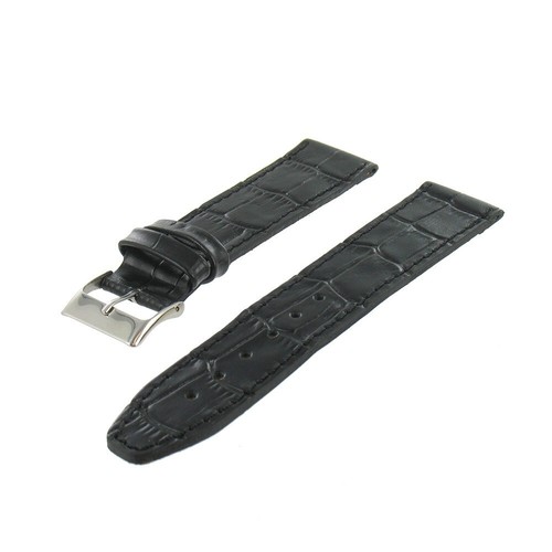 Bracelet montre 24mm noir - de,