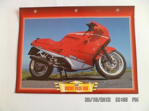 Carte fiche moto ducati - fiche,