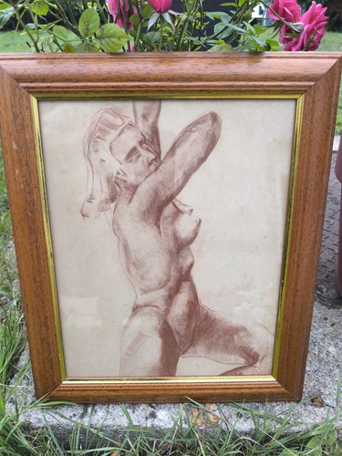Tableau dessin sanguine - dessin,
