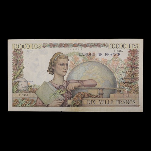 Billet 10000 francs génie - francs,