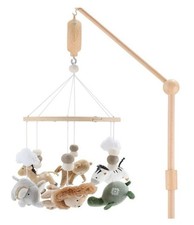 Wooden Musical Baby Crib