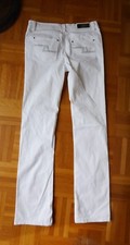ZARA pantalon jean's droit boot cut coton BLANC T 38 très bon état