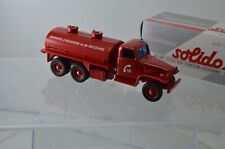 VÉHICULE POMPIERS SOLIDO SERIE HACHETTE CAMION GMC CITERNE