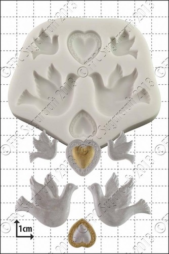 Moule silicone colombes - moule, et