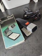 MICROPHONE À BANDE DICTÉE PHILIPS N8210 NOIR ET ARGENT ANNÉES 1970 CLASSIQUE