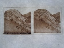 Plaque stéréoscopique du Chapeau de Gendarme (Jura) vers 1900