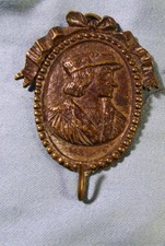 Beau médaillon en bronze XIXe