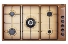 DE LONGHI YTF59DD Table de Cuisson 5 Feux Encastrable 86 CM Coppertone