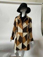 Veste trench femme cuir daim