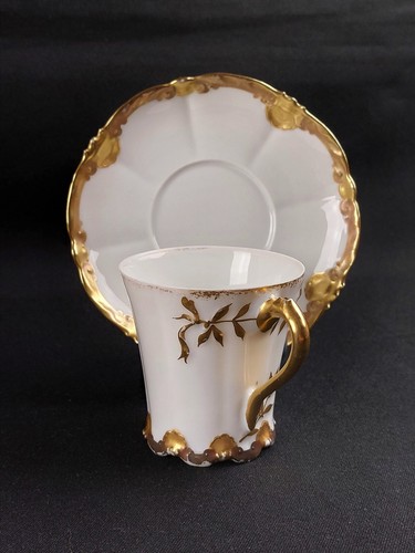 Tasse soucoupe art nouveau - tasse,