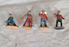 STARLUX 35 mm -  Lot  de 4 figurines de ville mécanicien & manutentionnaires
