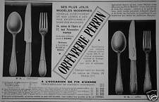 PUBLICITÉ ORFÈVRERIE PERRIN SES PLUS JOLIS MODÈLES MODERNES CHANTILLY ET OPÉRA 