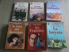 LOT DE 6 LIVRES J'AI LU : HENRI TROYAT  ( les eygletière etc..   A UN PETIT PRIX