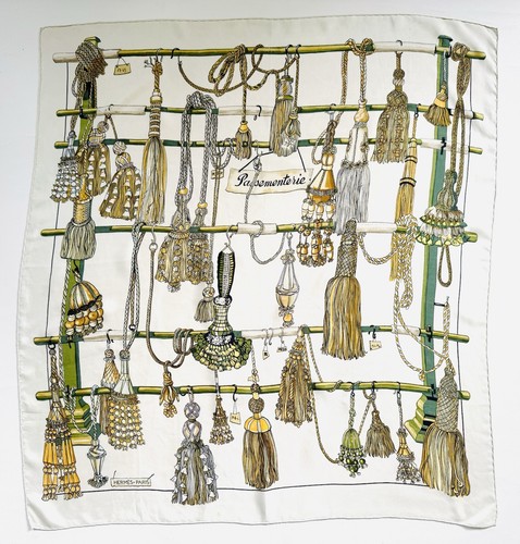 Carré soie hermes vintage - carré, en