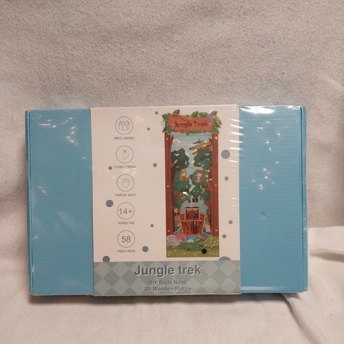 Diy booknook kit wooden - booknook, 3d