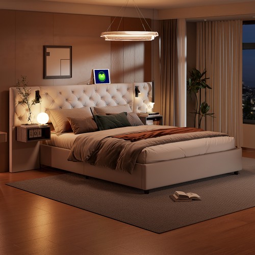 Lit complet avec tables - lit,