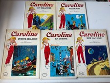 lot 5 livres Série CAROLINE - Collection hachette / années 1970