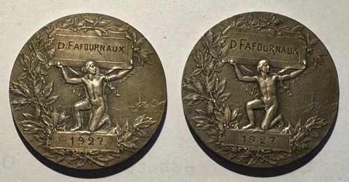 Médaille bronze argenté - 2,
