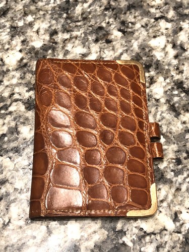 Cartier paris brown - cartier, crocodile