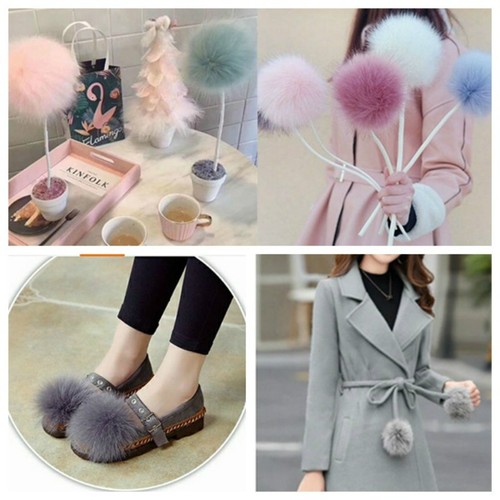 5pcs pompon fourrure - pompon,