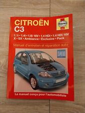 Revue technique HAYNES Citroen C3 1.2 1.4 1.6 i 16v 1.4 Hdi X Sx Ambiance Pack 