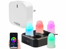 4 bougies LED RVBB connectées