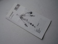 Mode d'emploi MANFROTTO  055 NATURE TRACKER II