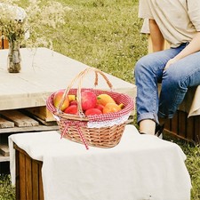 Wicker Picnic Basket Corbeille