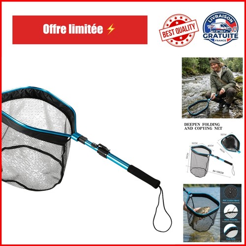 épuisette pêche pliable - de,