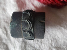 Tampon ancien frise pour