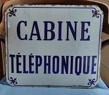 Ancienne Plaque Émaillée