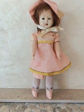 Ancienne Belle Poupée Année 20 Tête Buste Carton Bouilli Habits D'origine Huart?