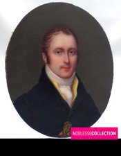 ANTIQUE 1820s FRENCH MINIATURE