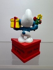 Figurine schtroumpfs socle