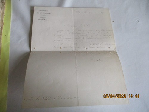 Albert broglie lettre - albert,