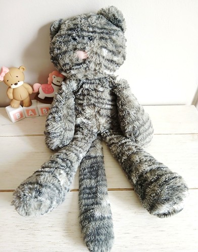 Jellycat peluche chat - , gris