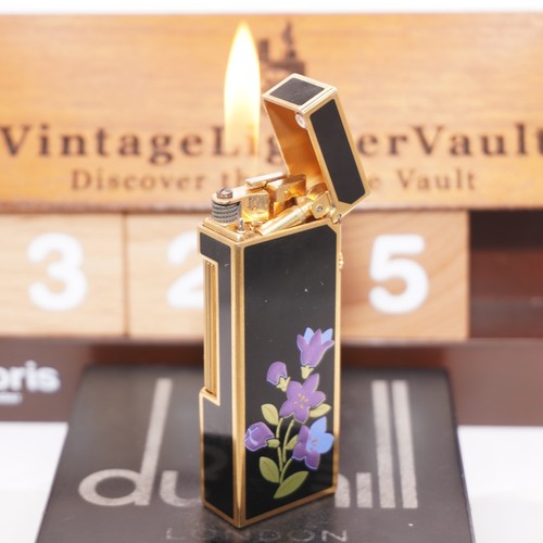 Briquet dunhill noir laqué - briquet,