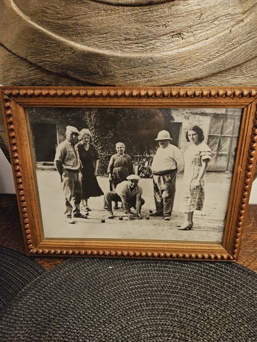 Carte photo ancienne - ,, jeu