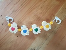 MOBILE POUSSETTE OU LIT BÉBÉ PLASTIQUE OISEAU VINTAGE ÉVEIL ENFANT